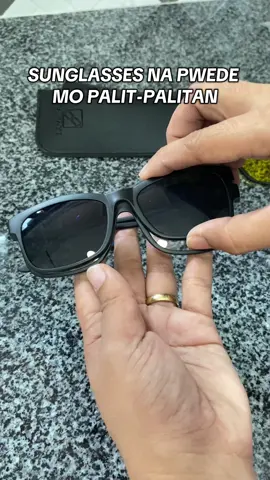 4 in 1 magnetic sunglasses. pwede mo pagpalit palitin ng shade depende aa trip mo #magneticsunshade #magneticsunglasses #magneticglasses 