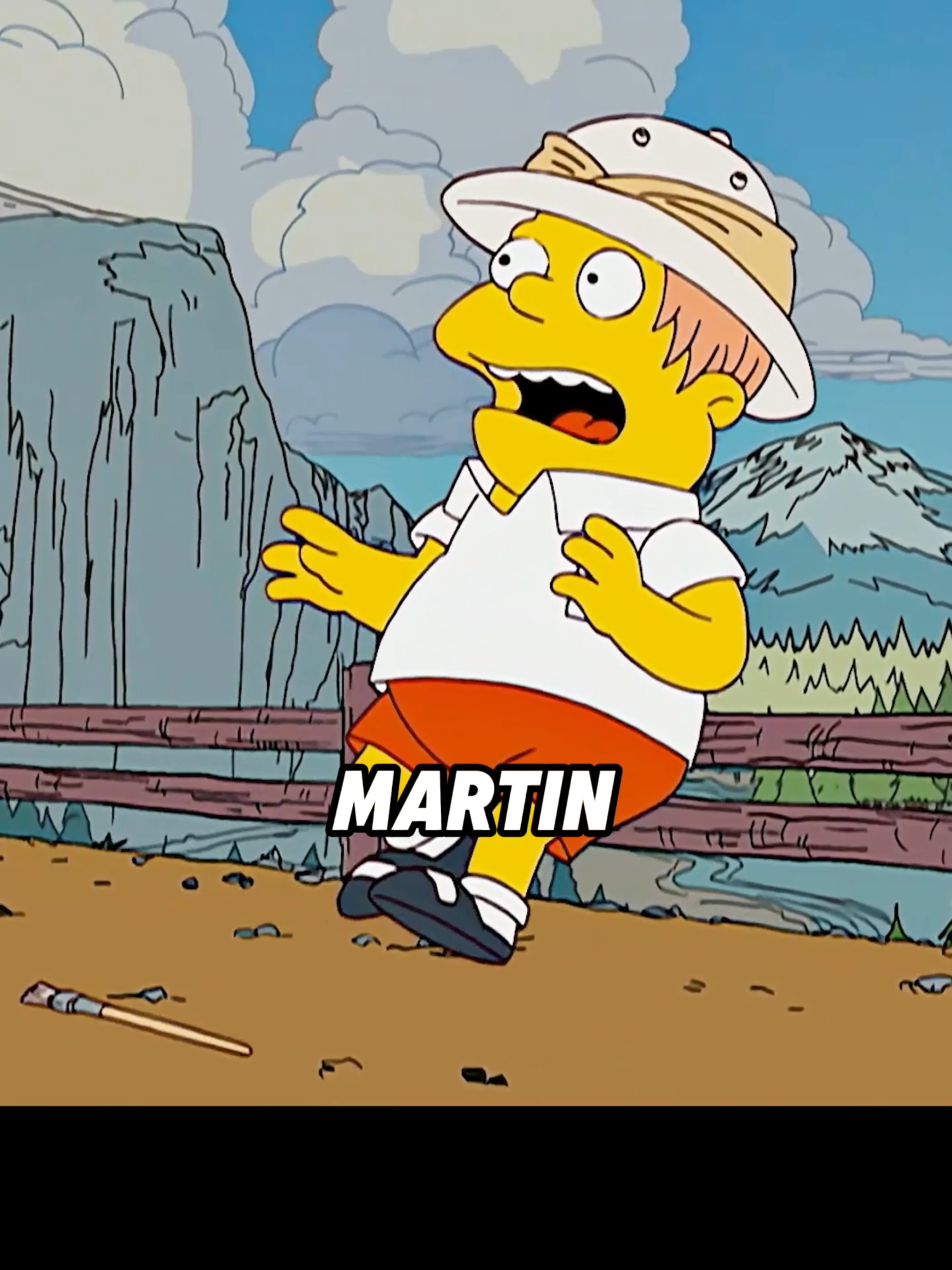 Martin discovered dinosaur bones.#fyp #fypシ #foryou #thesimpsons #cartoon