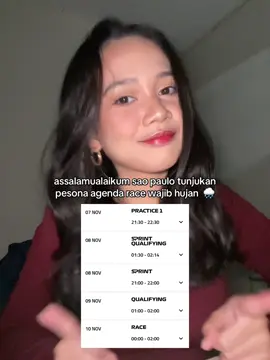 kali ini tolong race hujan dan track basah bukan jadi jadian nunggu 1 jam reda 🥀 #F1 #f1tiktok #f1indonesia #brazilgp #foryou 