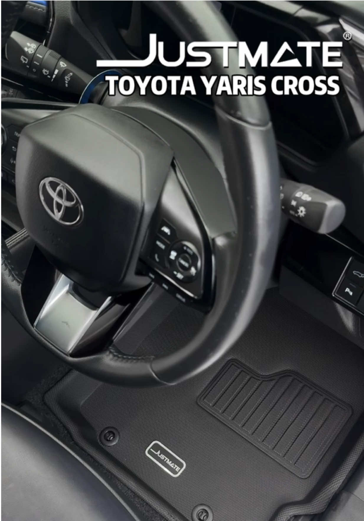 Justmate พรมปูพื้นรถยนต์ Toyota Yaris Cross #พรมปูพื้นรถยนต์ #justmatethailand #toyota #yariscross #ตรงรุ่น 