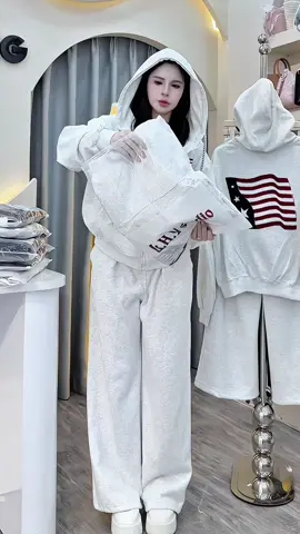 Bộ nỉ Form rộng hình cờ mỹ chất mịn #boni #bothudong #xuhuongtiktok 