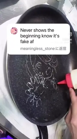 昔はよくフェイクだって言われたなあ。描くところも全部ありますが、ひっくり返すところからじゃないと再生数伸びないので… #パンケーキアート #pancakeart #pancake #anime #umamusume 