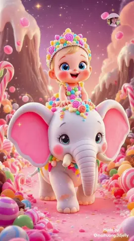 du di dam #animals #songforkids #nhacthieunhi #maihuongjelly #maihuong3djelly 