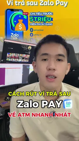 Cách Rút Ví Trả Sau Zalopay về ATM. #rutvitrasauzalopay #vitrasauzalopay #zalopay #rutvitrasau #xuhuong 