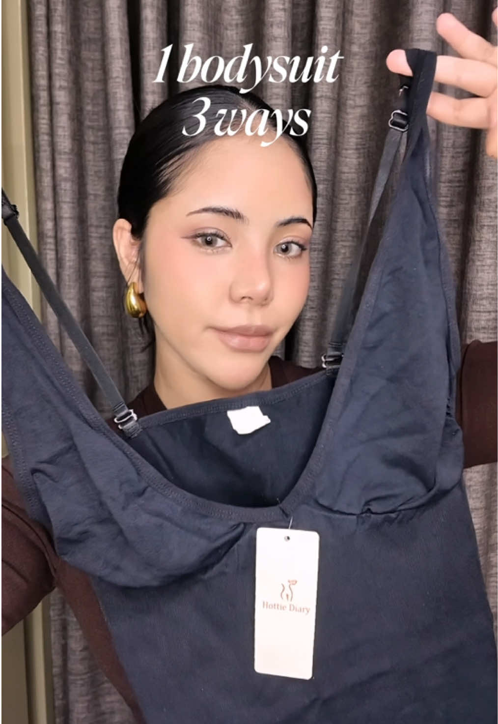 บอดี้สูทแบบตัวแม่ ใส่แบบไหนก็หุ่นเสววว #OOTD #bodysuit  #hottiediary #outfit 