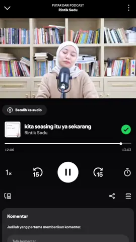 Dua orang yang pernah saling dekat, kini sama-sama saling meninggalkan. #rintiksedupodcast #tsanasaid #pasukanteripaus #121224🤍 #promomakanharian 