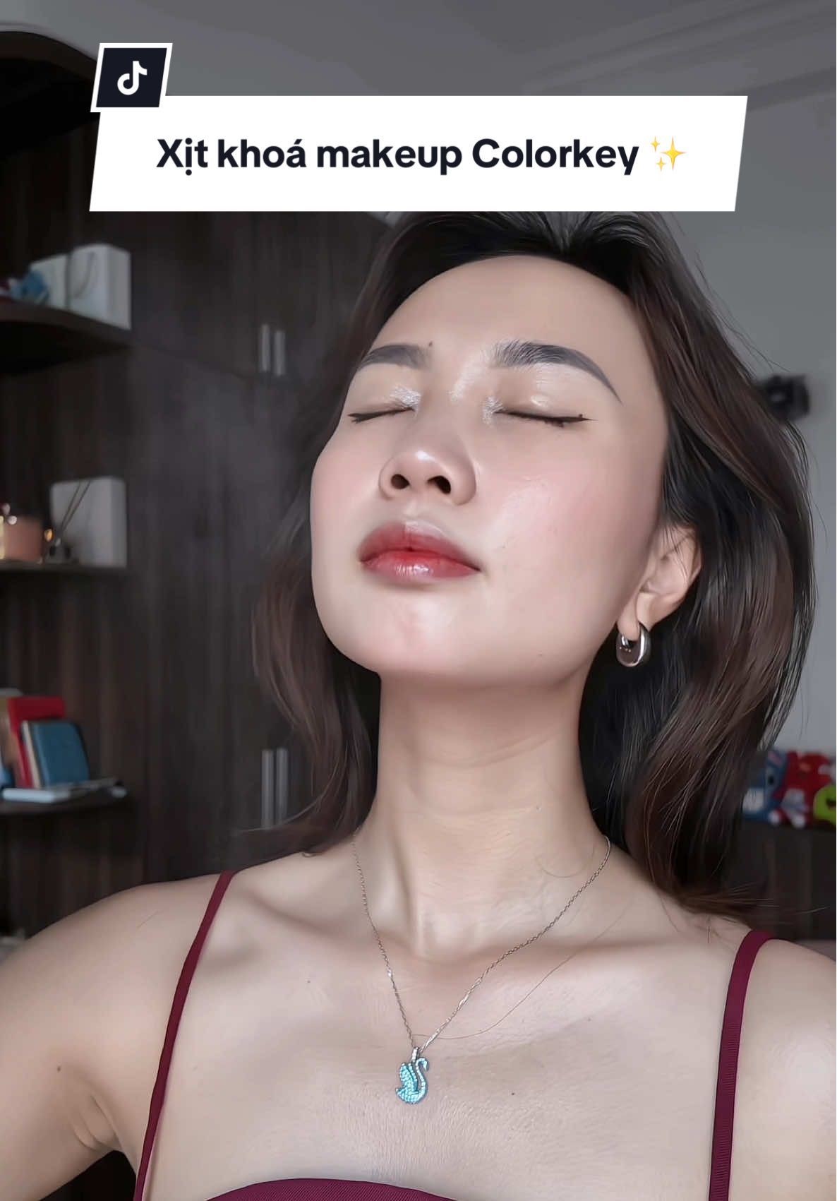 Xịt xịt xịt, nền bền ngay Hihi  🤭✨☺️ #xitkhoacolorkey