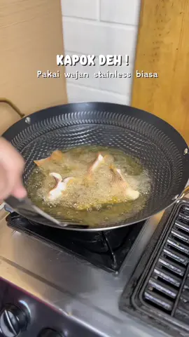 Ganti wajan stainless biasa ke wajan stainless honeycomb ini.. sudah anti lengket dan anti gores.. #wajanantilengket #wajanstainless #wajan 