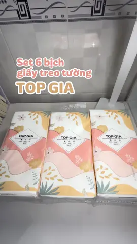 Combo 6 bịch giấy theo tường TOP GIA dùng siêu lâu #khangiay #giaytreotuong #topgia #vesinh #xuhuongtiktok 