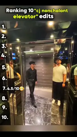 ranking 10 of cj nonchalant elevator. #elevator #edits #ranking #cjnonchalantelevator #Trending 