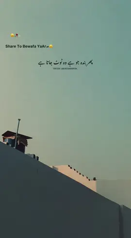 بے وفا یار😩🥀 #fyp #poetry #sad #status #viral 