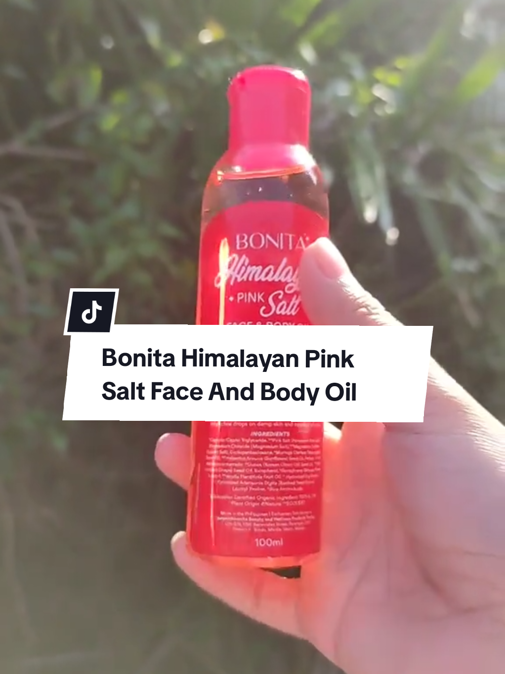 Bonita Himalayan Pink Salt Face and Body oil! #bonitahimalayanpinksaltoil 