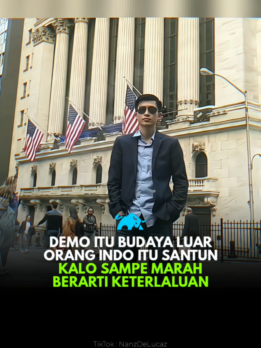 Demo itu budaya luar, orang indo itu santun kalo sampe marah berarti udah keterlaluan.. #demo #andryhakim #stockwise #indonesia🇮🇩 #amerika 