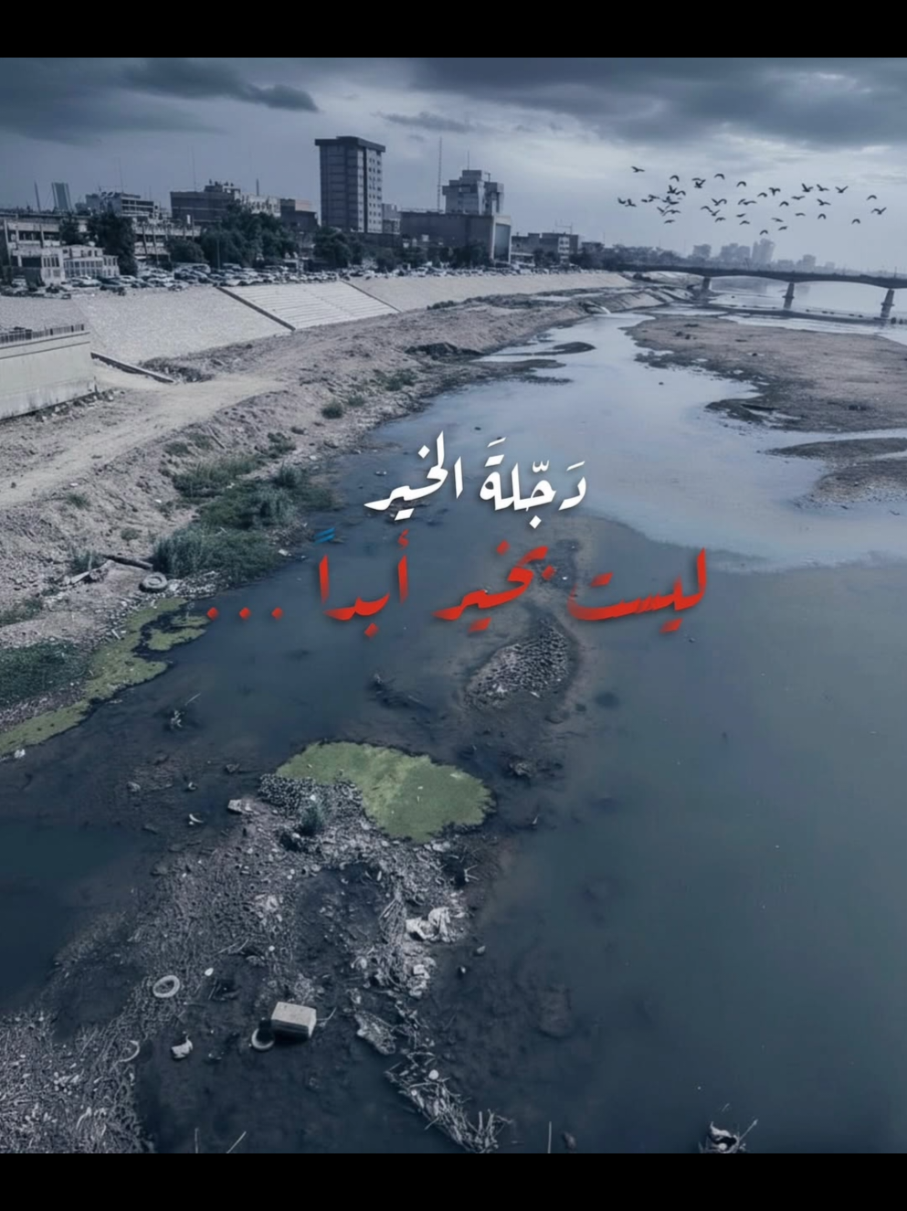 جفاف نهر دجلة 💔.  #العراق #نهر_دجلة #جفاف_نهر_دجلة #fyppppppppppppppppppppppp #💔 