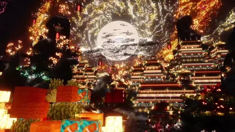 “Trăng dưới nước là trăng trên trời, người trước mặt là người trong tim.”#Minecraft #caption #trăng #tamtrang #mc 