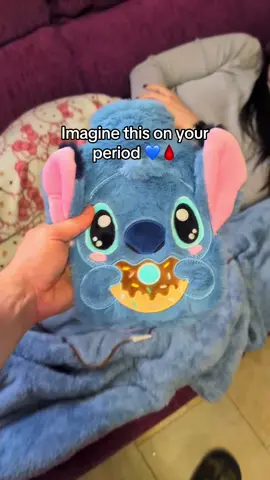 Stitch heat pad #stitch #stitchlover #liloandstitch #cramps #heatpad 