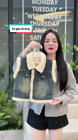 Áo gi-lê lót lông #mechipriviu #thoitrangbeyeu #aogilechobe #aogilelotlong 