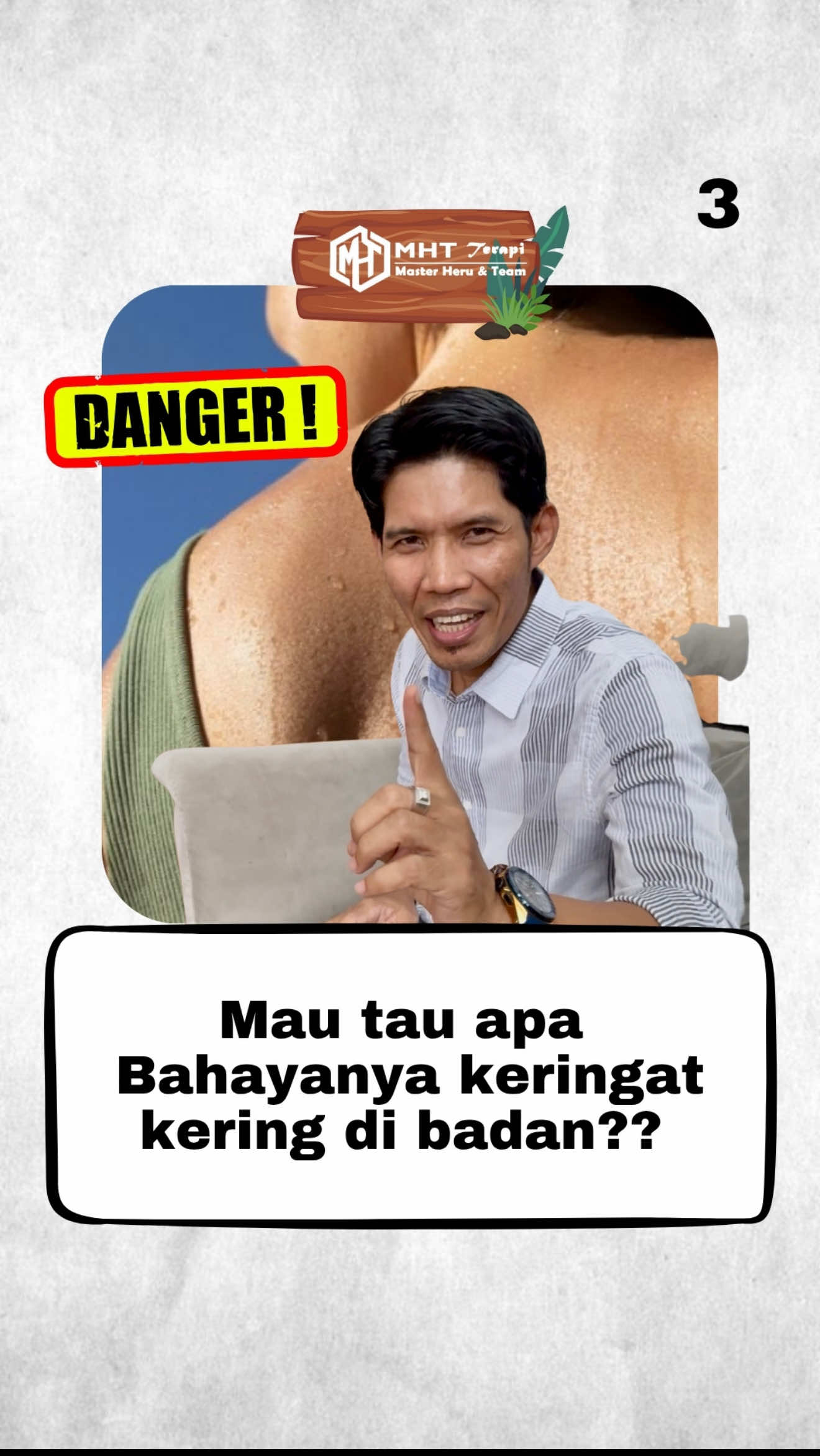 Apa bahayanya keringat kering di badan? #gerd #asamlambung #sesaknafas #infokesehatan #edukasi 