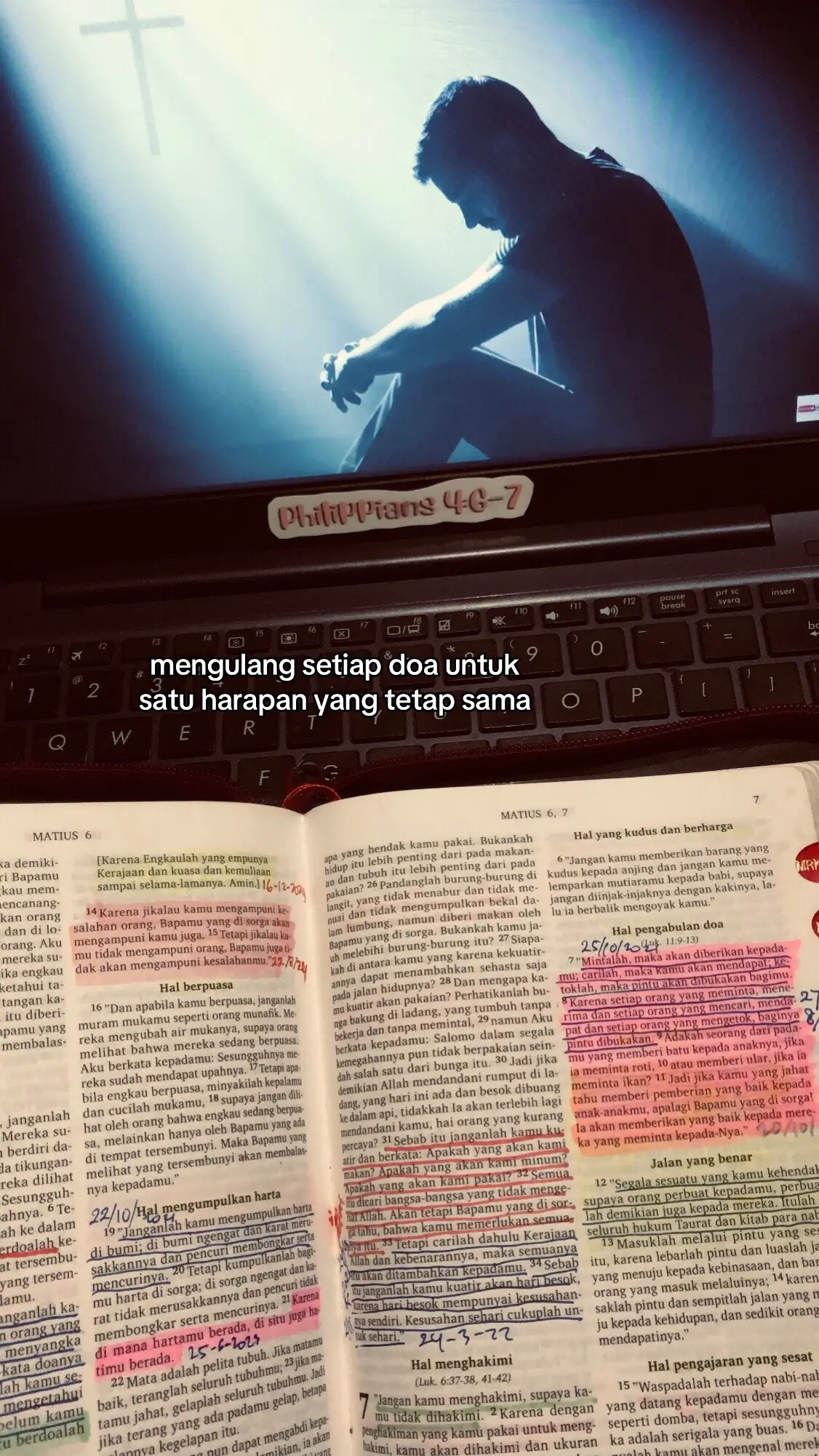 mengulang bukan berarti meragukan, tapi menenguhkan iman.🤍🙌🏻