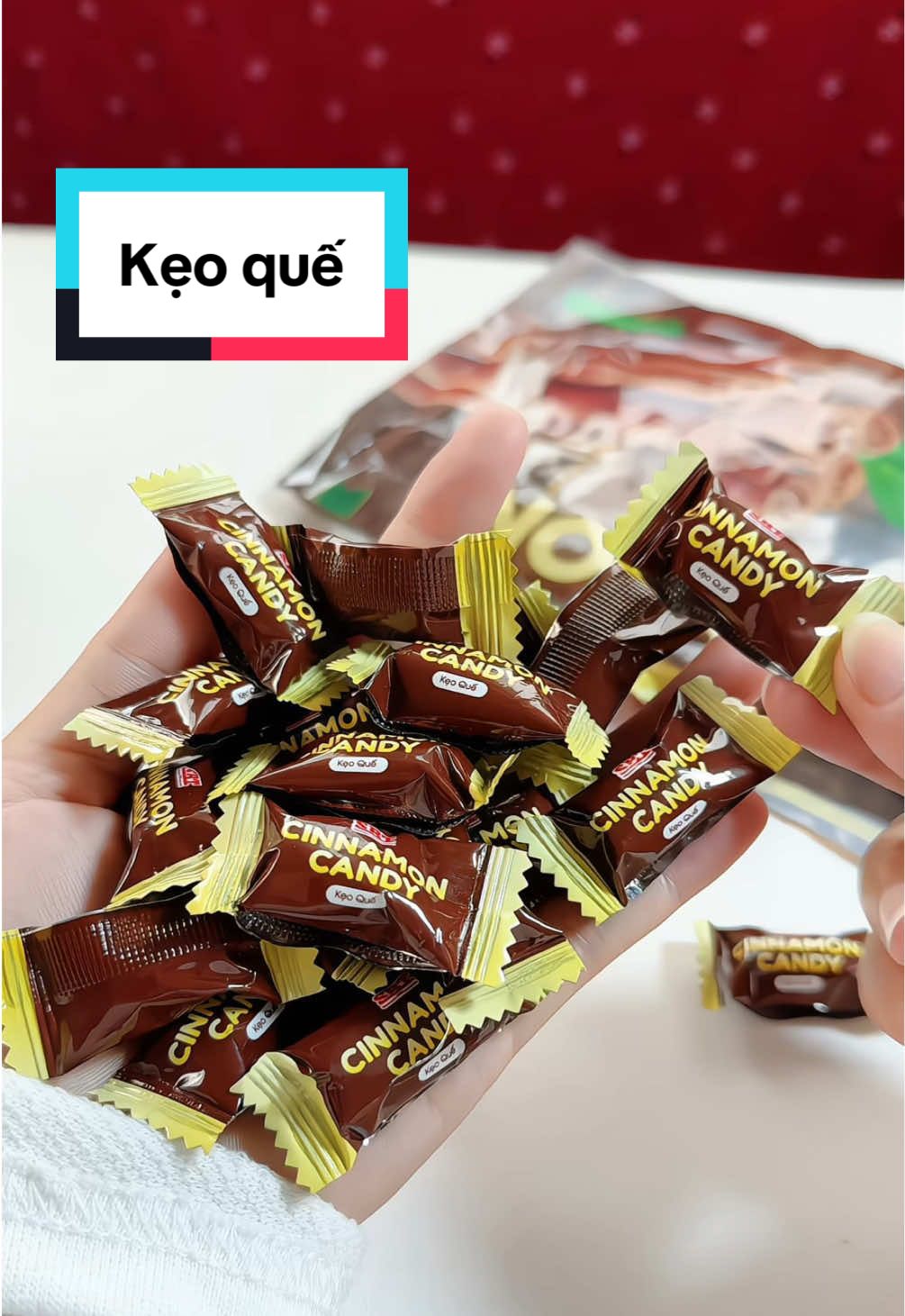 Trả lời @Cao Liễu kẹo quế thơm nhẹ the the ai hay đi tàu đi xe thì thủ sẵn vài gói nha #keoque #candy #cinnamon #sbt #cinnamoncandy 