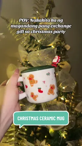 Christmas ceramic mug, napakabongga ipangregalo ngayong pasko!! Sarap magkape dito 🥰 #christmasgift ##christmasmug #christmasparty #exchangegift 