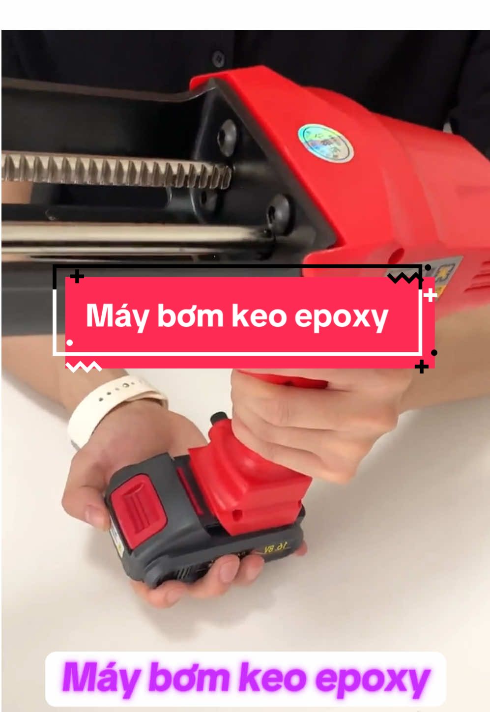 Máy bơm keo epoxy hai thành phần. #maybomkeo #maybomkeotudong #maybomkeoepoxy #keoepoxy #bachhoaxanhgiadinhviet 