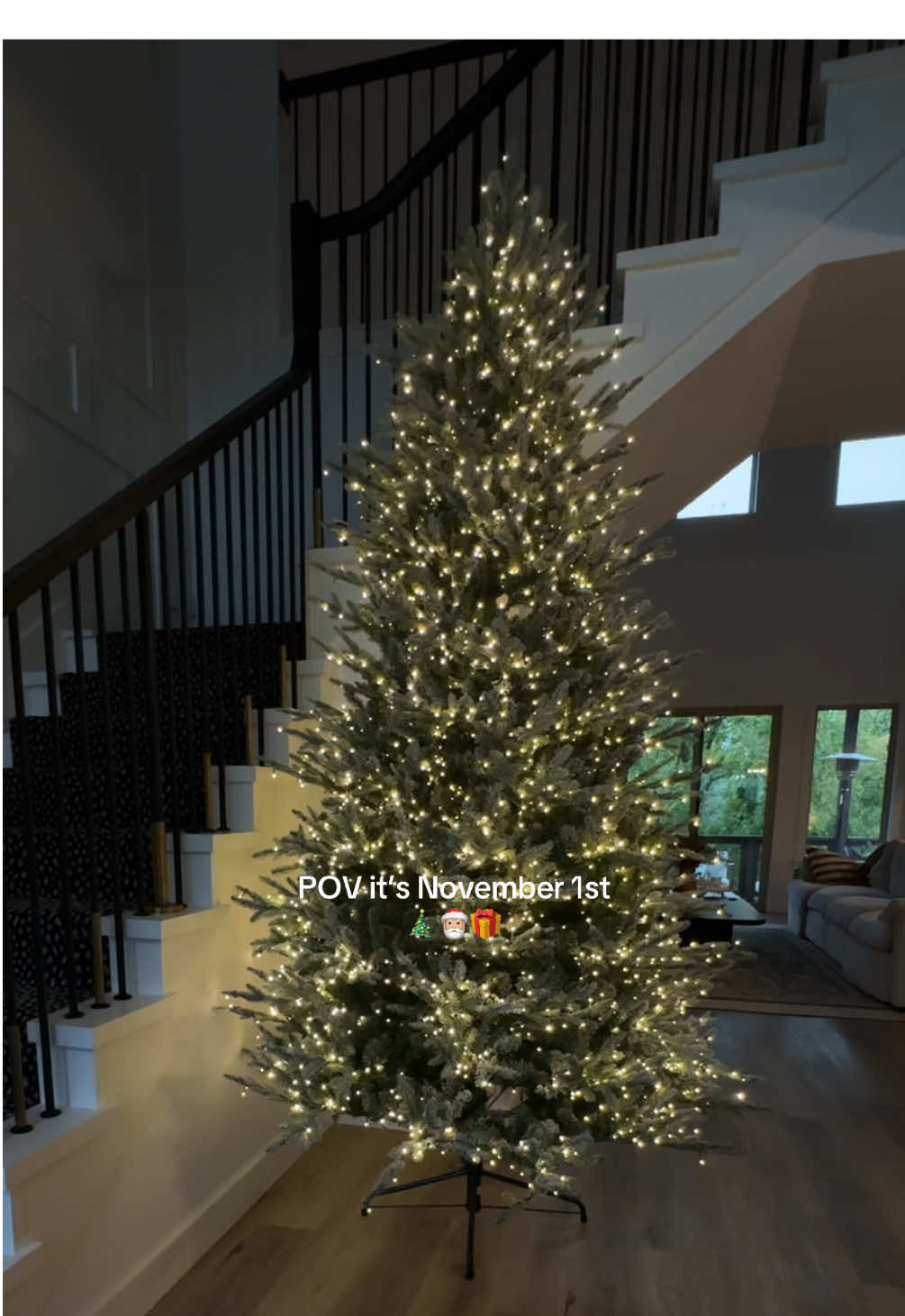 Christmas season begins on November 1st sry I don’t make the rules ❄️🎅🏼🛷🎁#christmascountdown #christmasdecor #christmas2025 #november1st #christmasaesthetic 