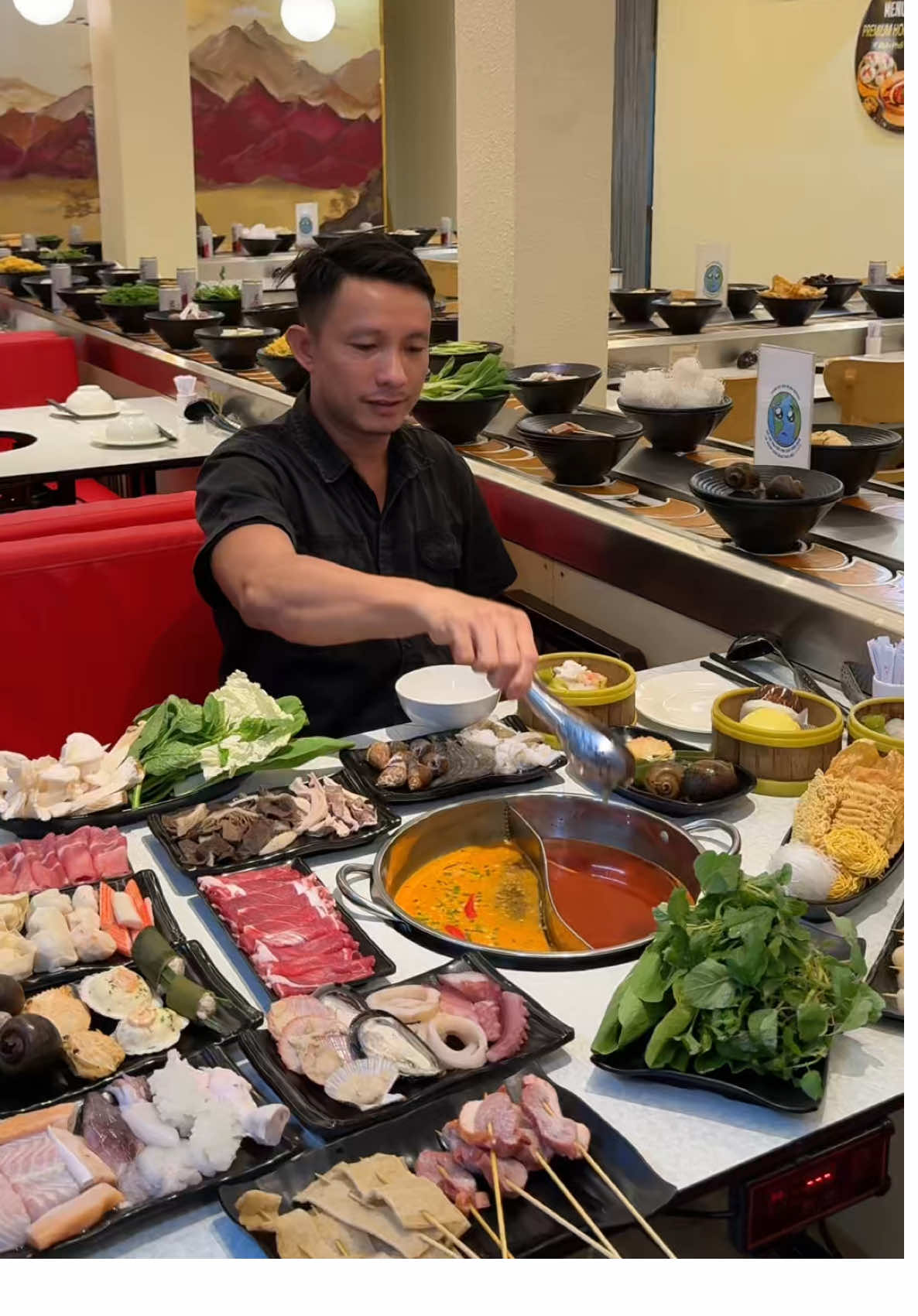 Trời mưa + cuối tuần => ăn #lẩu #dimsum #buffetlau #foodtiktok #foodreview 