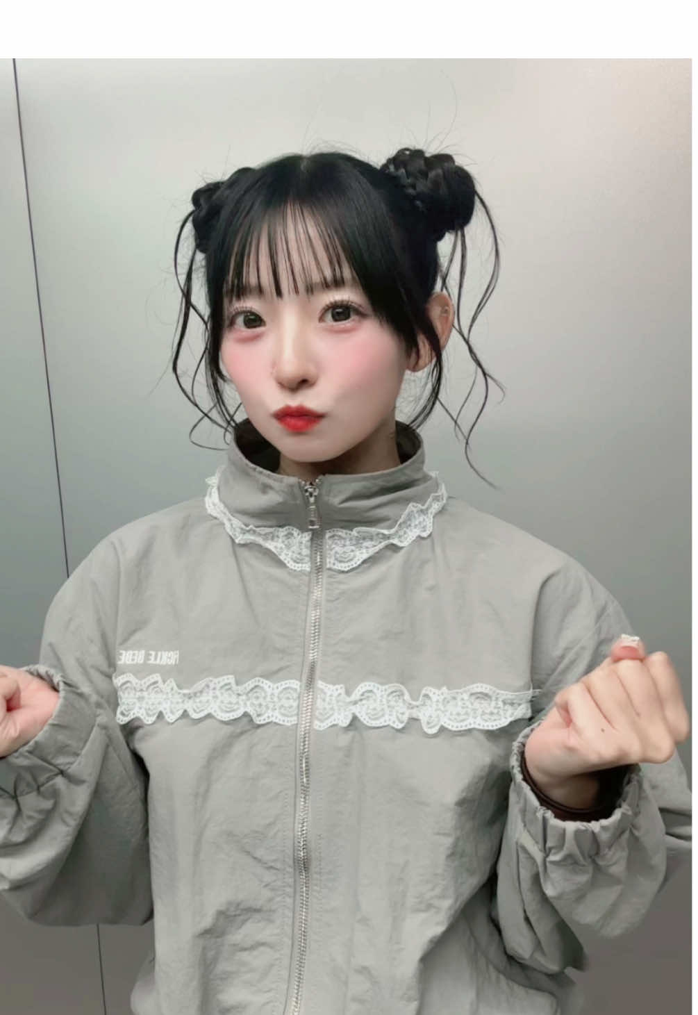 髪の毛可愛くしたんだ ~ 🪄ྀི #ろぐゆー #FRUITSZIPPER さん♥ #山下うみ ##logyou 