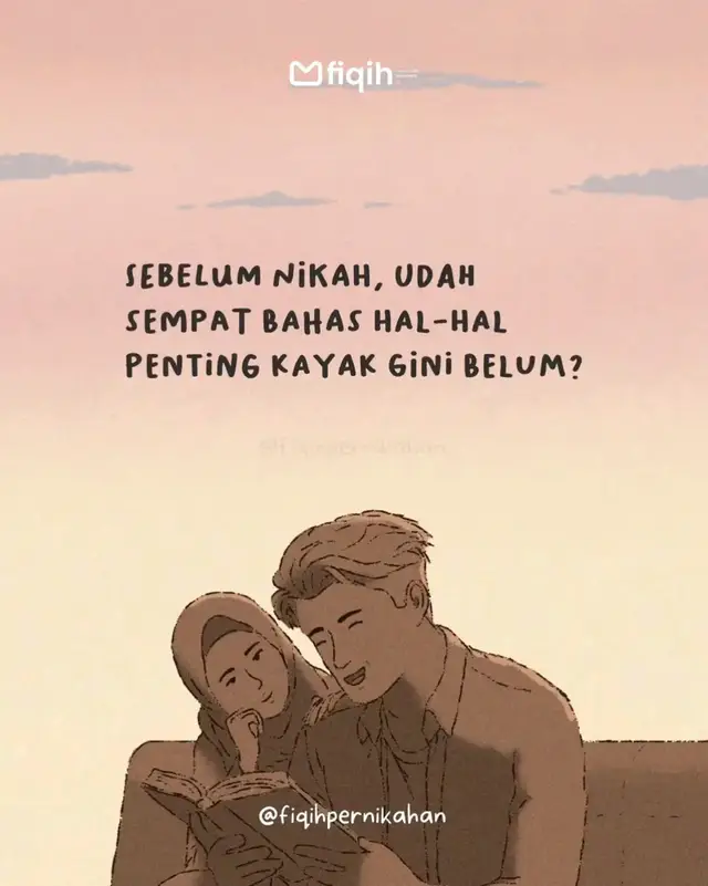Obrolan penting sebelum lamaran/menikah. 1. perjanjian pranikah 2. keuangan 3. nafkah 4. quality time 5. kerjasama 6. bertanggung jawab dalam mendidik anak 7. rencanakan hal kedepannya mau seperti apa,bagaimna 8. jika istri tersakiti oleh pihak keluarga lelaki, di bela atau tidak 9. membagi rata sedekah pada orngtua masing masing selebihnya kalian bisa usahakan smua sndri, lakukan sndri dngan pasangan kalian. semoga kita semua mendapatkan pasangan yang baik, bertanggung jawab,Sholeh/sholehah aamiin #pranikah #pernikahan #fyppppppppppppppppppppppp #fiqihpernikahan #like 