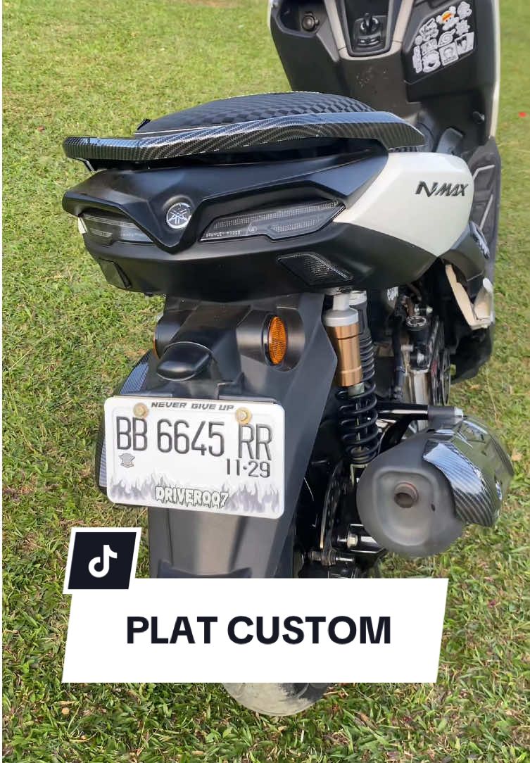 Rekomendasi plat custom yg buat motor kalian makin keren #platcustom #aksesorismotor #nmaxmodifikasi #nmax #modifikasi 