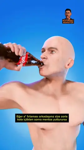 Siz hiç kola mentos yaptınız mı? (Sürpriz son)