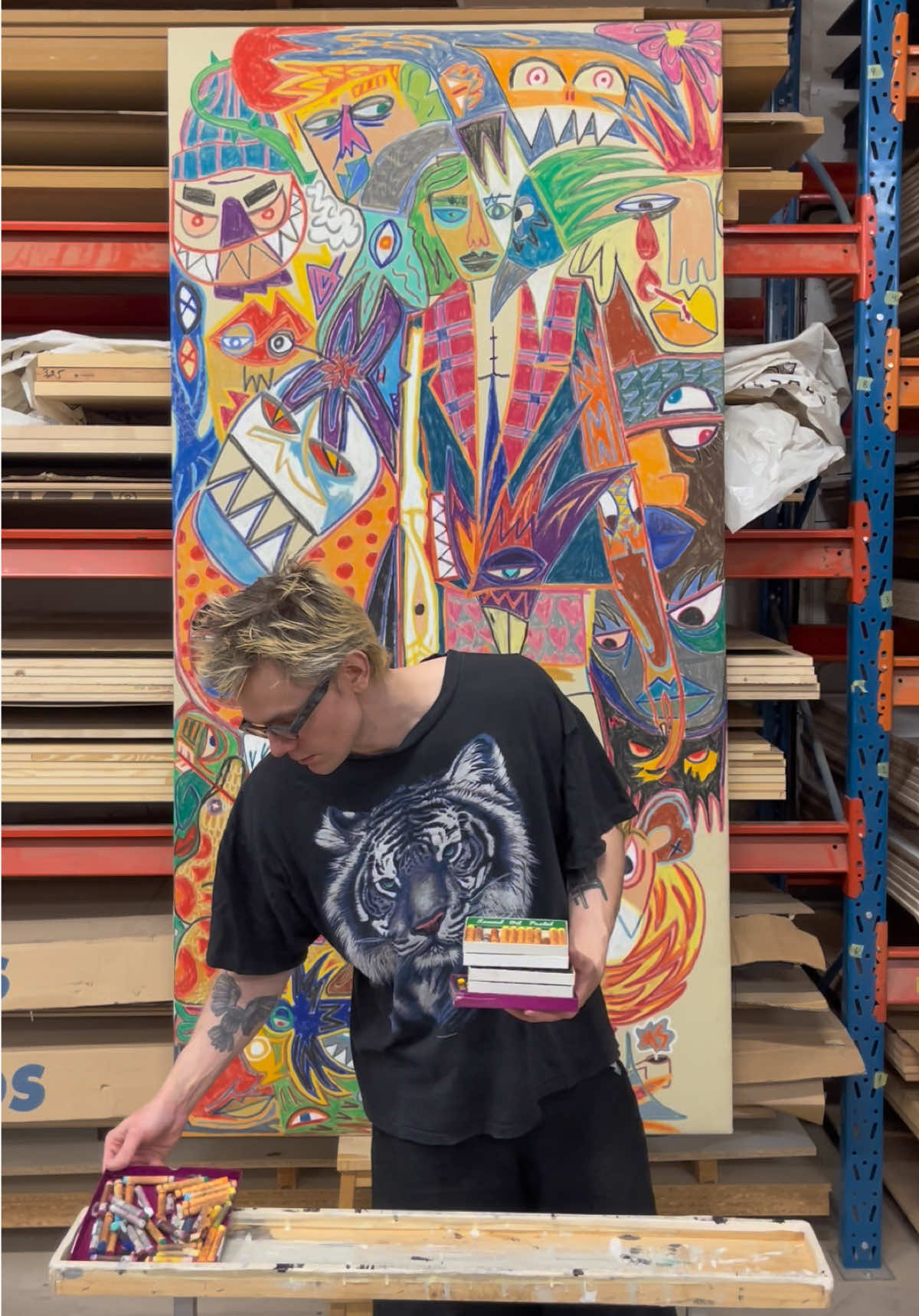 Painting session #art #artist #painting #arttok #sweden 