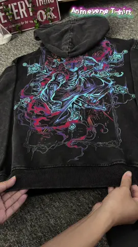 Channel your rage and style like Akaza 🔥 #DemonSlayer #Akaza #AnimeTShirt #HoodieStyle 