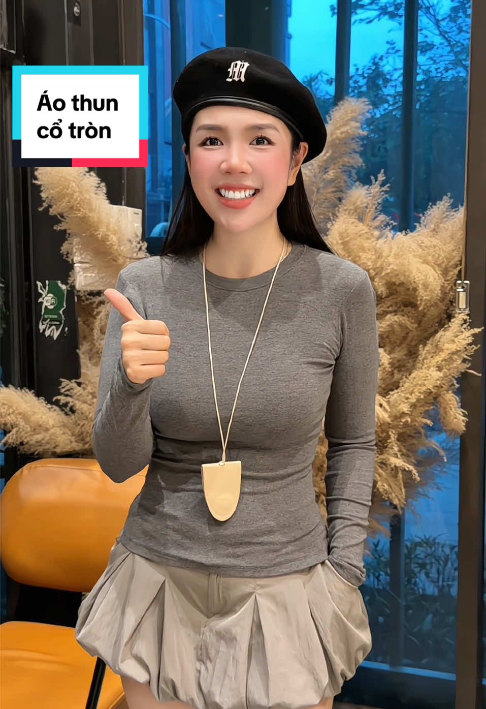 Áo này tui mặc nhiều nhất #trangchoichang25 #thoitrangnu #thoitrang #aothunnudaitay #aothuncotron 