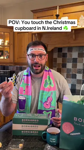 Animals the lot a ya! 🎄 @Born & Bred AD  #northernirish #derrygirls #christmascupboard #alanaandjosh 