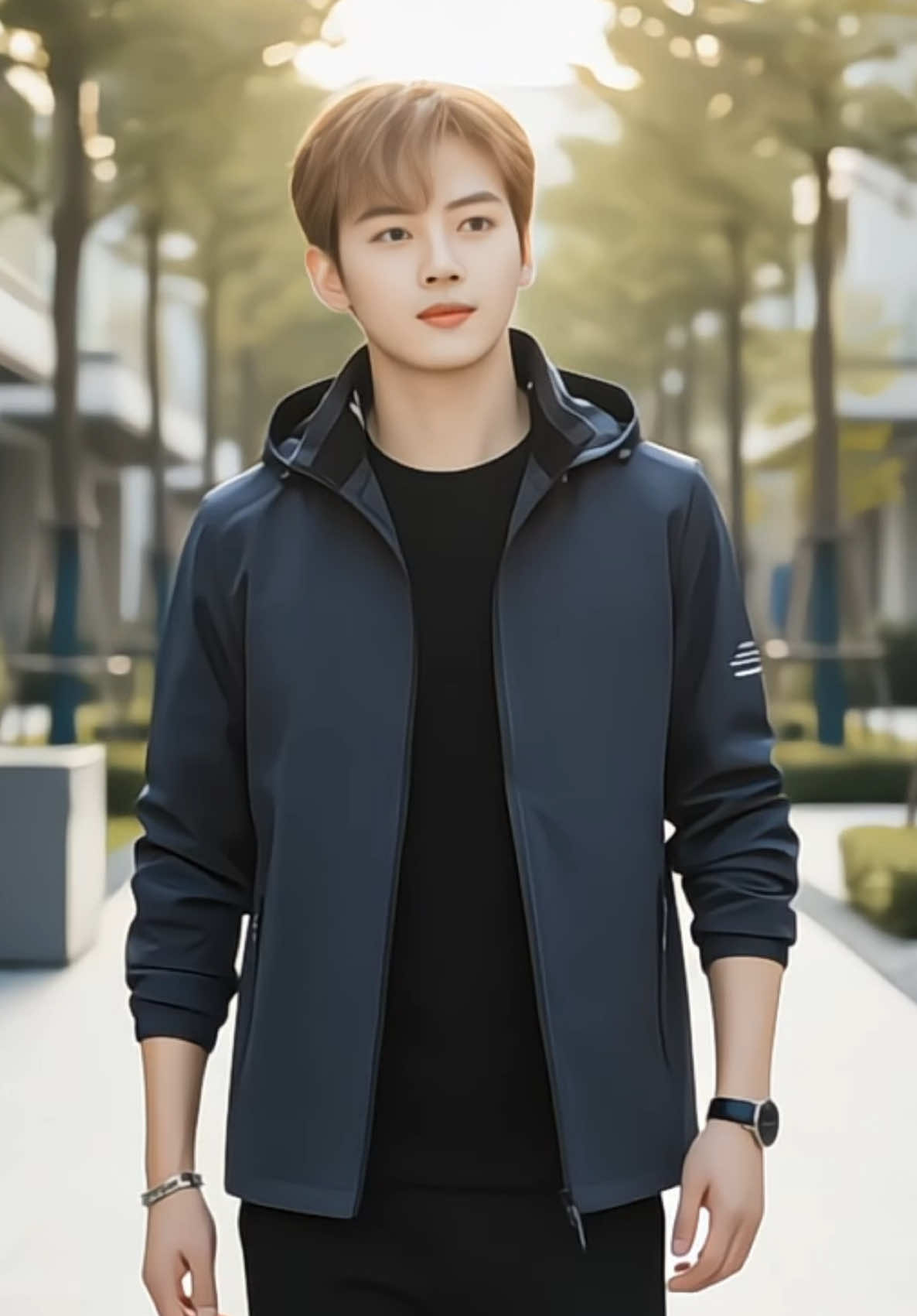 Áo Khoác Gió Nam ECOLLECT Có mũ tháo rời, lót nhung, chất liệu dù cao cấp chống nước chống gió #aokhoac #aokhoacdu 