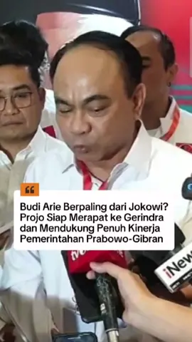 Ketum Projo Budi Arie Setiadi menegaskan kesiapan merapat ke Partai Gerindra sebagai bentuk dukungan penuh terhadap pemerintahan Presiden Prabowo Subianto, sembari menunggu keputusan resmi Kongres III Projo terkait arah politik organisasi. Akankah ini sinyal Projo berpaling dari Jokowi? Tulis pendapatmu di kolom komentar!☺️ #projo #budiarie #prabowo #gerindra #jokowi 