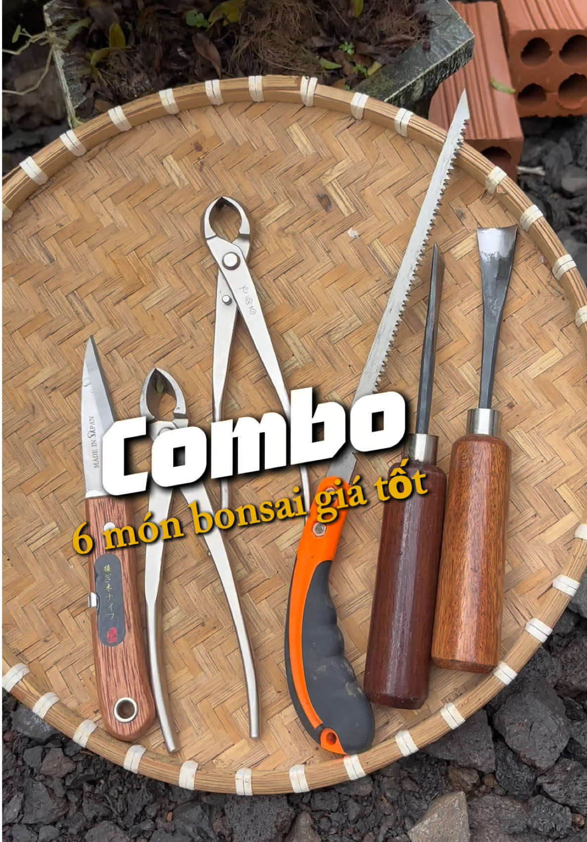 Combo dụng cụ làm vườn giá tốt. #tonytaisuoinho #combodungculamvuon #captronxeo #dungcubonsai 