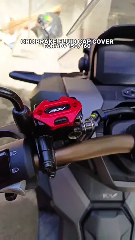 CNC BRAKE FLUID CAP COVER FOR ADV #cncbrakefluidcapcover #brakefluidcapcover 