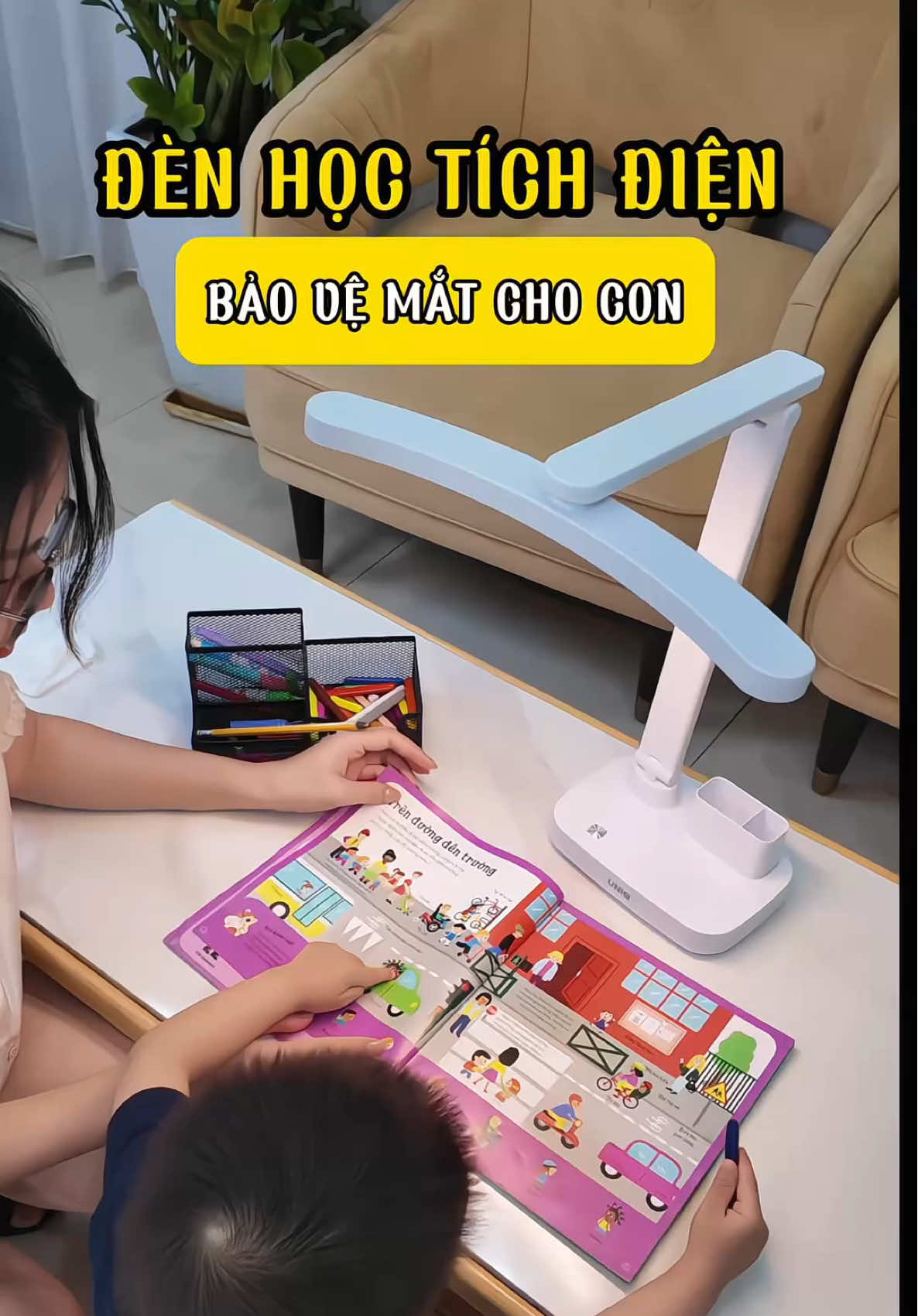 Chiếc đèn mình giới thiệu cho mấy chị em rồi #denhocchongcan #UNIQ #denhocdeban #denhoctichdien #dandanreview 