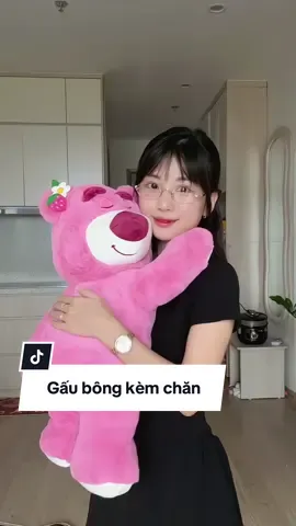 Trời se lạnh như này mà có em gấu bông kèm chăn thì còn gì tuyệt vời hơn #hoaihayho #hoaihayhoreview #gaubongkemchan #gaubong #gaubongcaocap 