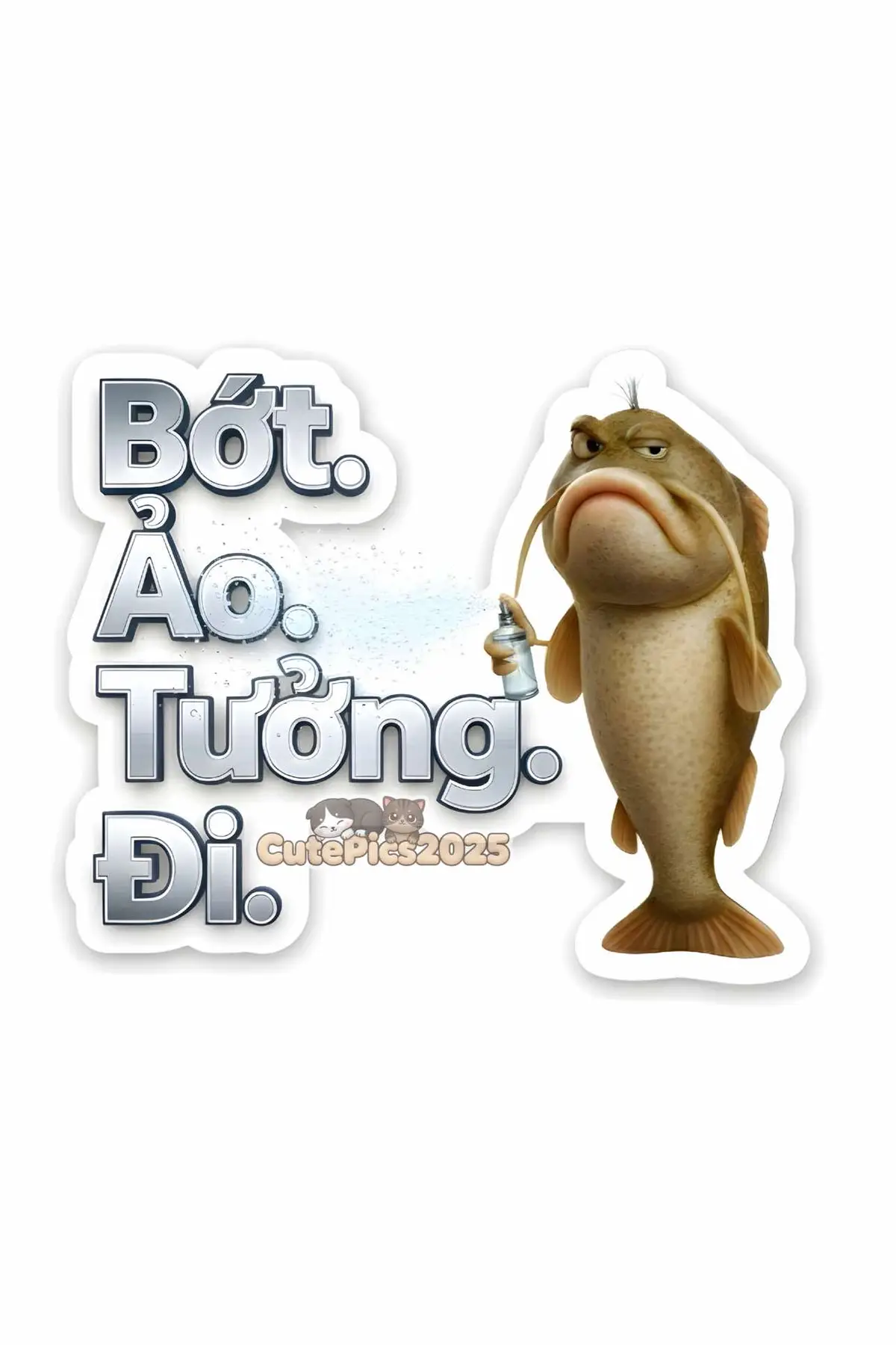 Những chiếc sticker với nhiều biểu cảm hời ơi đất hỡi của cá trê 😌 #fyp #xuhuong #stickers #chat #cutepics2025 