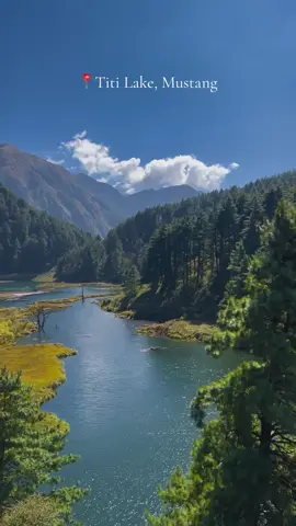 Place where heaven meets earth, where angels sing the song of your heart and you just lie there, soaking in everything.  . . #mustang #titilake #fyp #nepal #lake 