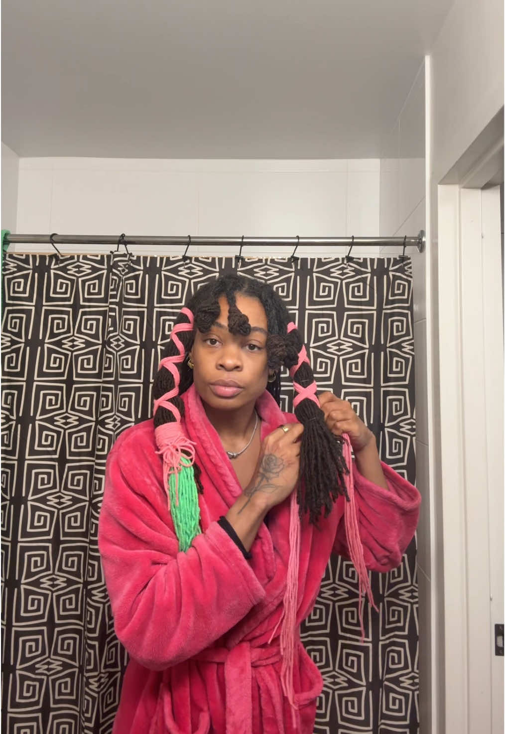 Halloween hairstyle loading. I love my locs  #microlocs #microlocsjourney #locstyles #locs 