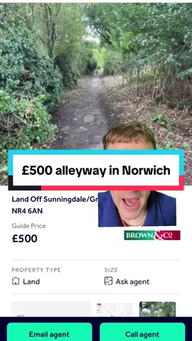 what would you do with this alleyway if you bought it? 🤔 #alleyway #norwich #rightmove 