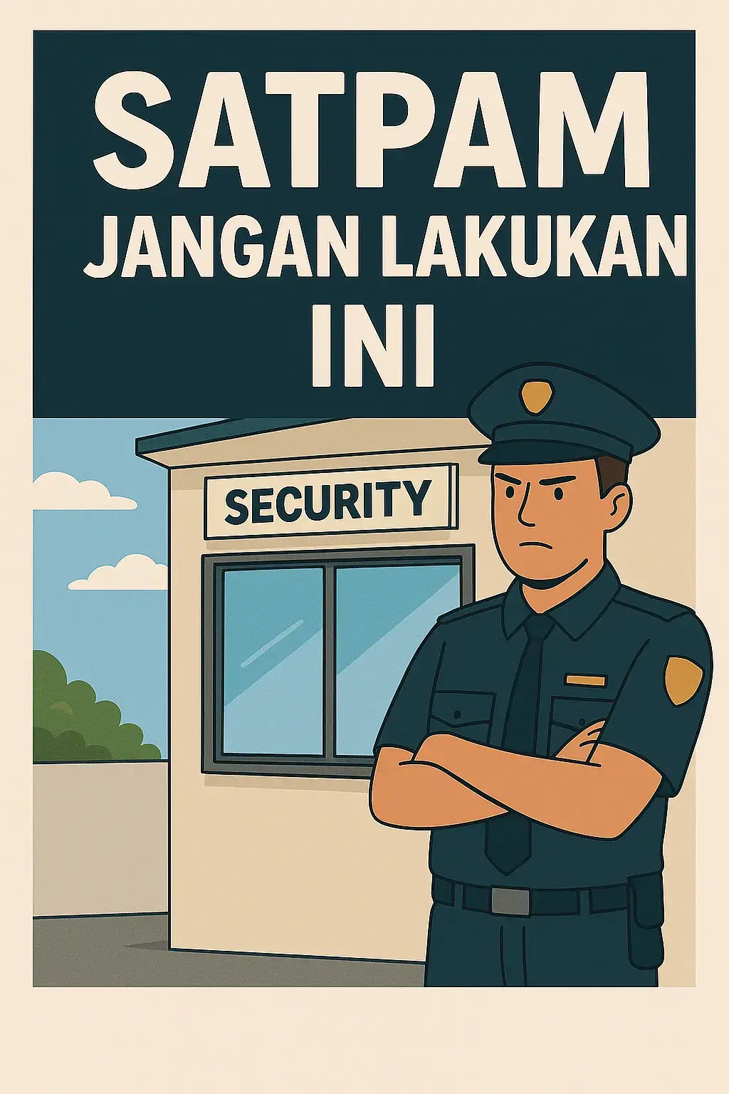 bagi satpam pasti sudah paham jika melakukan tindakan tersebut akan mendapatkan sanksi tegas dari pimpinan, dengan ini saya ingatkan kembali bahwa satpam tetap harus sesuai dengan SOP yang ada di perusahaan, karena SOP perusahaan adalah undang undangnya Satpam  #satpam #satpam #peringatan #salamsatuprofesi 