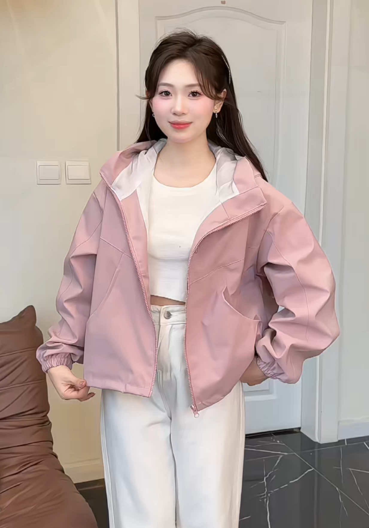 Áo khoác gió mặc là xinh #Thoitrang #changthoitrang #fashion #reviewlamdep 