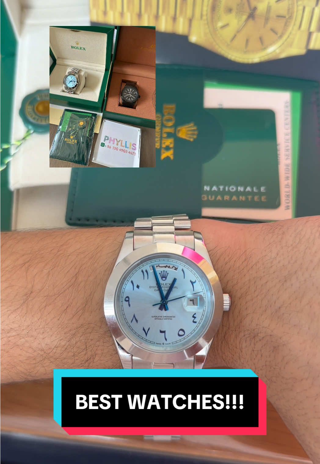@phyllis.watch Best Watches!!! Code ‘TBF’ 6% OFF #watches #clean #timepiece #rolex 