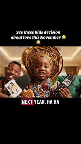 Watch till the end, you must laugh 😂😂. Love decision in November by these kids😂😂. The last baby is my favorite 😂😂. #ghanatiktok🇬🇭 #viralvideos #funnybaby #FYP #ai HAPPY NOVEMBER EVERYONE 😘.